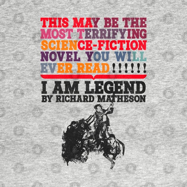 I Am Legend Vintage 50s Book Cover by darklordpug